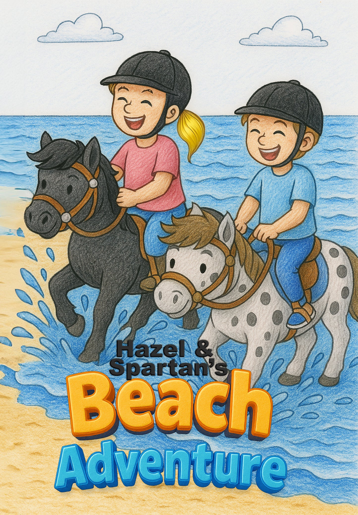 Hazel and Spartan's Beach Adventure