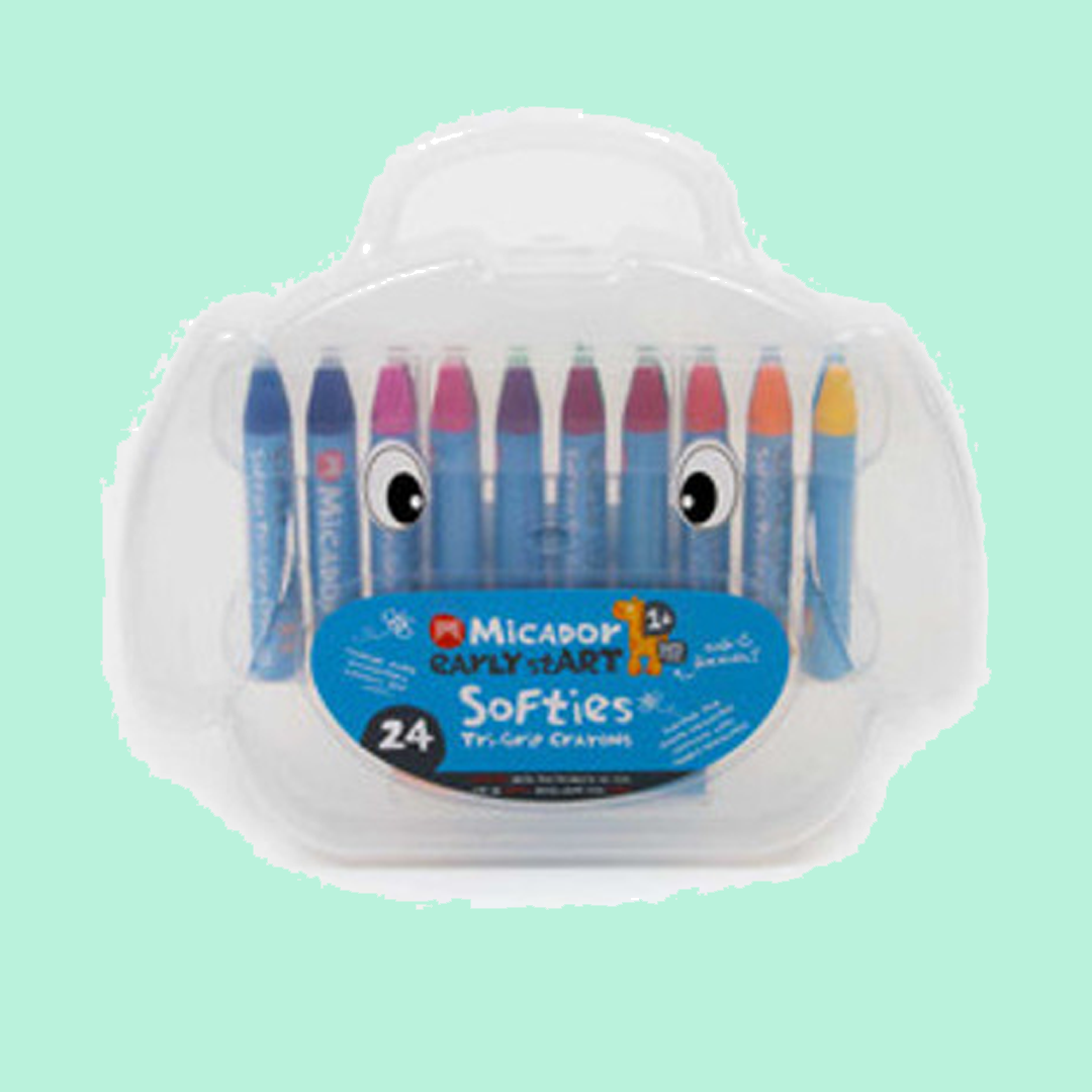 Softies Tri Grip Crayons - Case 24