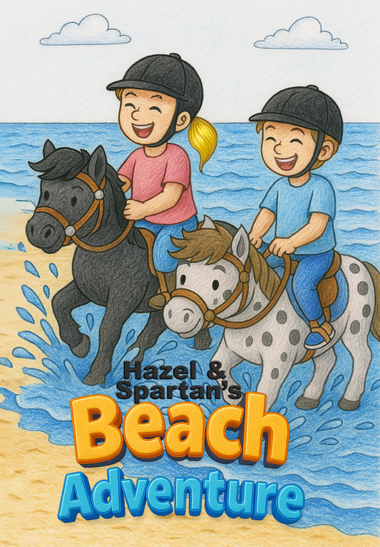 Hazel and Spartan's Beach Adventure
