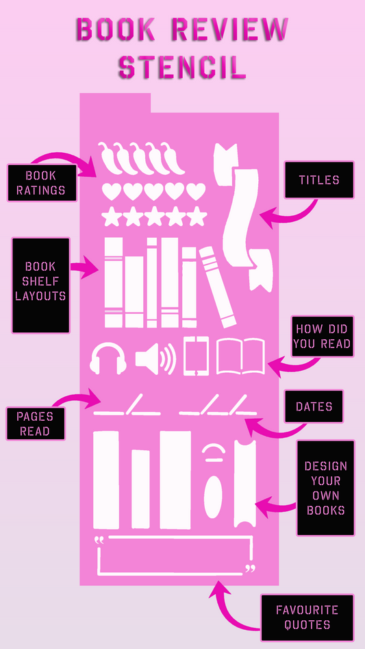 Book Review Stencil