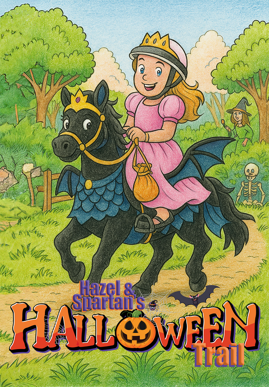 Hazel and Spartan's Halloween Trail