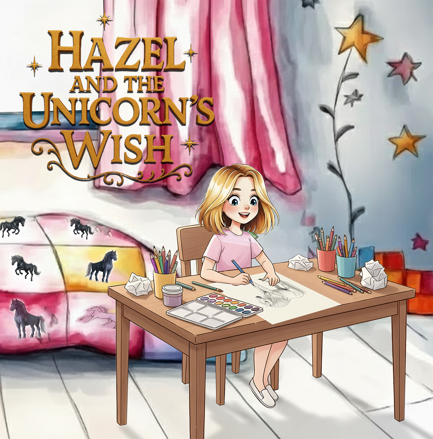 Hazel and the Unicorns Wish - Hard Cover