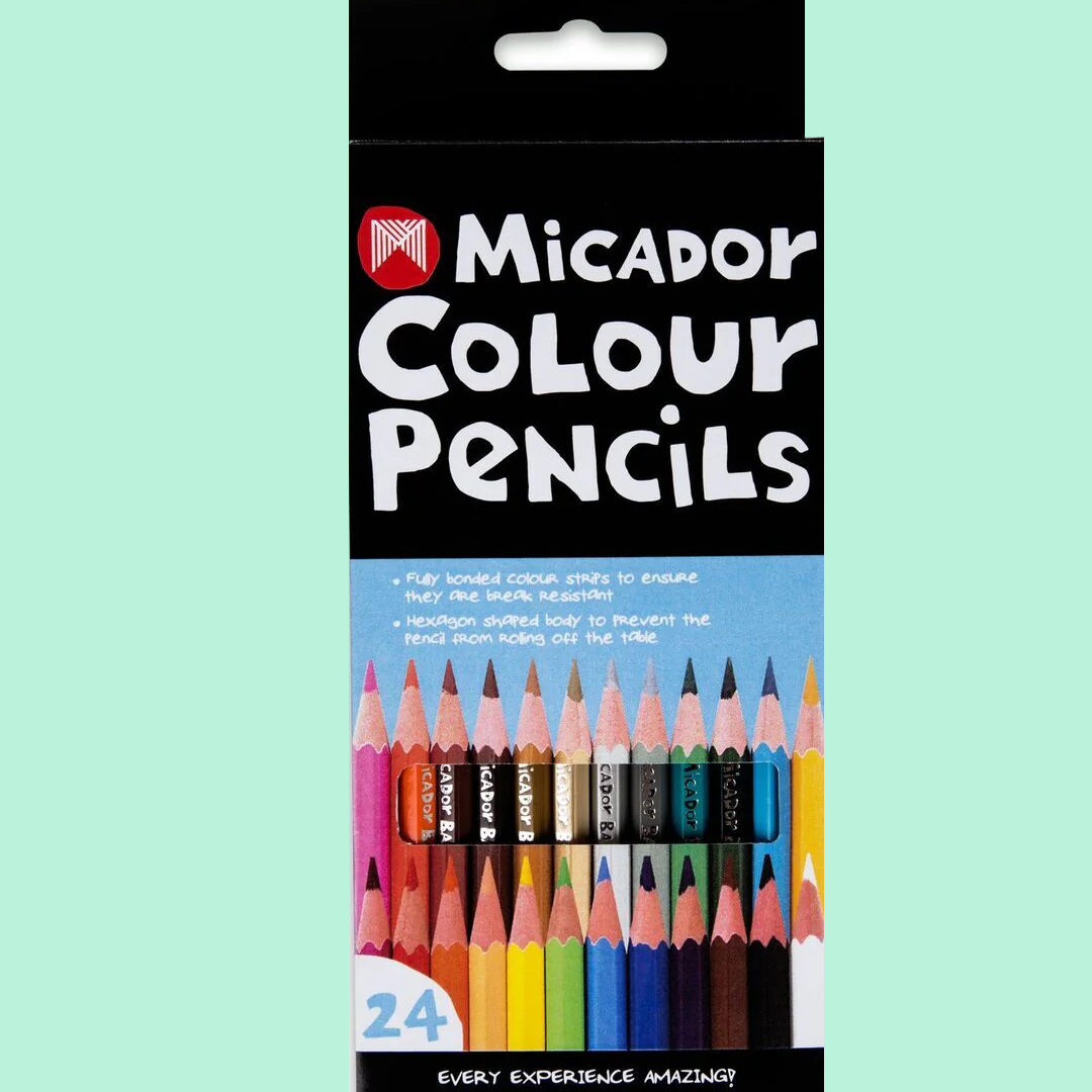 Micador M.Shield 24 Pack Colour Pencils