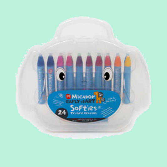 Softies Tri Grip Crayons - Case 24